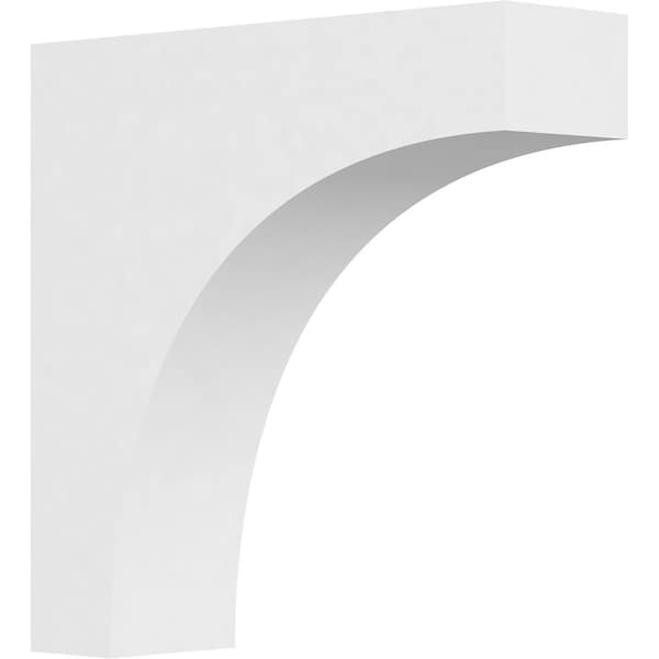 Ekena Millwork Standard Stockport Architectural Grade PVC Corbel, 3"W x 12"D x 12"H CORP03X12X12STO - main